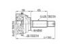 Juego de articulación, árbol de transmisión CV Joint Kit:HY-001A29