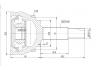 Jeu de joints, arbre de transmission CV Joint Kit:BY-001A48