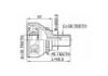 Juego de articulación, árbol de transmisión CV Joint Kit:AD-009A