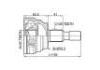 Gelenksatz, Antriebswelle CV Joint Kit:ME-164S