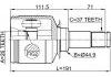 Gelenksatz, Antriebswelle CV Joint Kit:MEIN-164FLH